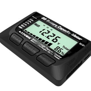 Racers Edge RCESC1600 8S Battery Capacity Meter & Servo Tester