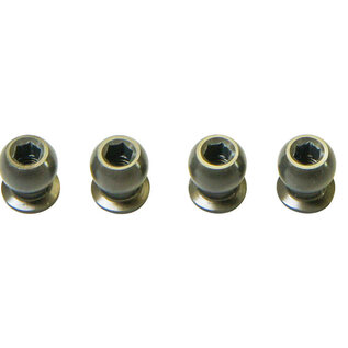Mugen Seiki MUGA2814a 6mm Aluminum Ball (4pcs): MTC3/MTC2R/MTC2/2FWD