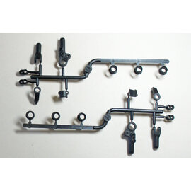 Mugen Seiki MUGA2174 Arm Insert, Upper Link Composite Parts: MTC3