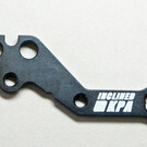 Mugen Seiki MUGA2176B Front Upright Incline Arm Mount KPA (1pc) MTC3