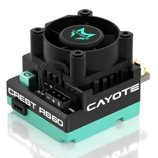 Cayote CYEA11004 Cayote Crest RS60 1/10 Stock 60A Sensored Brushless Competition ESC