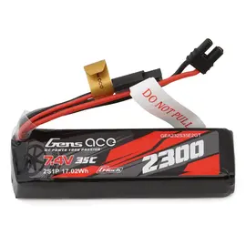 Gens Ace GEA232S35E2GT 2S 35C G-Tech Lipo Battery Pack (7.4V/2300mAh) w/iEC2 Connector