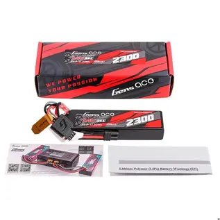 Gens Ace GEA232S35E2GT 2S 35C G-Tech Lipo Battery Pack (7.4V/2300mAh) w/iEC2 Connector