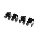 TLR / Team Losi LOS244018 Lower 4-link Mounts, AL, Black (4): LMT, TTLMT