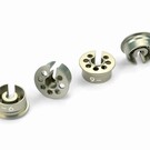 Xray XRA368027  XRAY XB2 ALU Shock Spring Retaining  Collar -6mm (4)