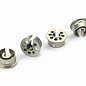 Xray XRA368027  XRAY XB2 ALU Shock Spring Retaining  Collar -6mm (4)