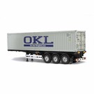 Tamiya TAM56377  1/14 40-Foot Container 3-Axle Semi-Trailer