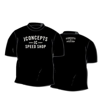 J Concepts JCO2873XXXL  Black JConcepts Speed Shop T-Shirt (3XL)