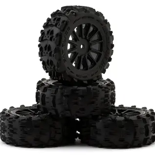 UPG-10010  Saw Blade Pre-Mounted Tires for ARRMA® Typhon Grom (4)