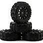 UPG-10010  Saw Blade Pre-Mounted Tires for ARRMA® Typhon Grom (4)