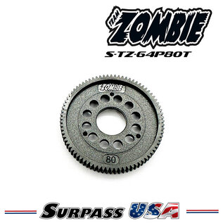 Team Zombie S-TZ-64P80T Team Zombie Thin Low Friction 80T Spur Gear 64P