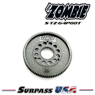 Team Zombie S-TZ-64P88T Team Zombie Thin Low Friction 88T Spur Gear 64P