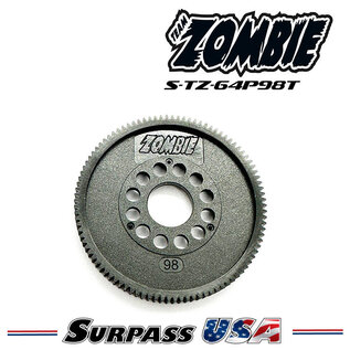 Team Zombie S-TZ-64P98T Team Zombie Thin Low Friction 98T Spur Gear 64P