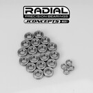 J Concepts JCO5257  XRAY XB8 2025* Radial NMB Bearing Set, 22pc
