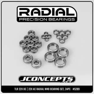 J Concepts JCO5289 TLR 22X DC | 22X AC Radial NMB bearing set, 24pc