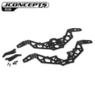 J Concepts JCO5249  Mini LMT carbon fiber chassis set w/ wheelie bar