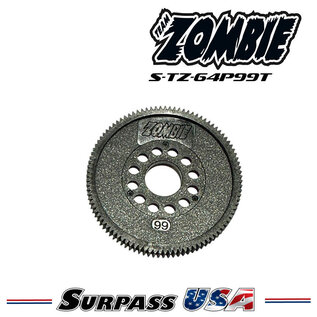 Team Zombie S-TZ-64P99T Team Zombie Thin Low Friction 99T Spur Gear 64P