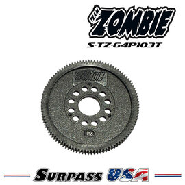 Team Zombie S-TZ-64P103T Team Zombie Thin Low Friction 103T Spur Gear 64P