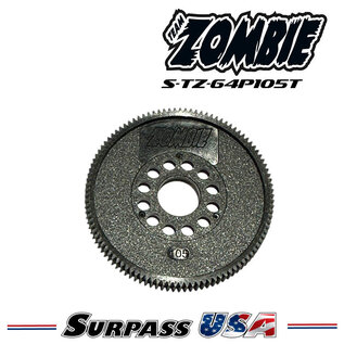Team Zombie S-TZ-64P105T Team Zombie Thin Low Friction 105T Spur Gear 64P