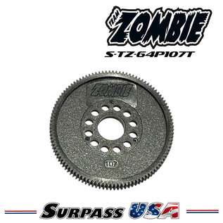 Team Zombie S-TZ-64P107T Team Zombie Thin Low Friction 107T Spur Gear 64P