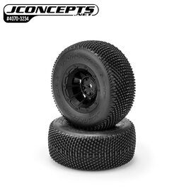 J Concepts JCO4070-3234  Green Subcultures 2 Pre-mounted on #3350B Hazard wheels
