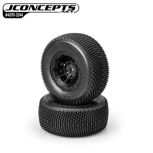 J Concepts JCO4070-3244  Green Subcultures 2 Pre-mounted on #3351B Hazard wheels