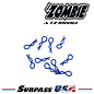 Team Zombie A-TZ-100061 Team Zombie Signature Color Body Clips 1/10 - Z-BLUE (10)