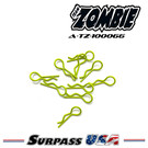 Team Zombie A-TZ-100066 Team Zombie Signature Color Body Clips 1/10 - Z-YELLOW (10)