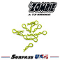 Team Zombie A-TZ-100066 Team Zombie Signature Color Body Clips 1/10 - Z-YELLOW (10)