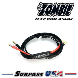 Team Zombie B-TZ-10RL45MM Team Zombie 4mm to 5mm Tube Plug 4s-Balance 600mm 12awg Charging Cable