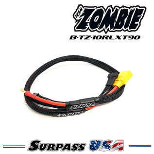 Team Zombie B-TZ-10RLXT90 Team Zombie 4mm to XT90 Plug 4s-Balance 600mm 12awg Charging Cable