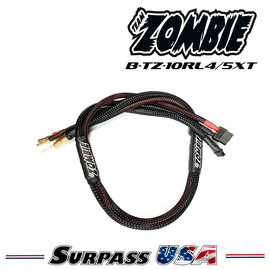 Team Zombie B-TZ-10RL4/5XT Team Zombie XT60, 4/5mm Tube Plug 2s-Balance 600mm 12awg Charging Cable