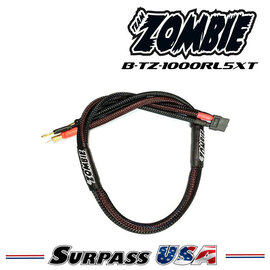 Team Zombie B-TZ-1000RL5XT Team Zombie XT60, 5mm Tube Plug 2s-Balance 600mm 12awg Charging Cable