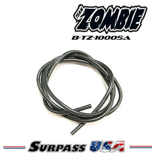 Team Zombie B-TZ-100005A Team Zombie Silicon Wire 13 awg - Black (1 Meter)