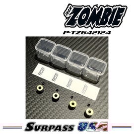Team Zombie P-TZ642124 Team Zombie Hard-Anodized Aluminum Pinion Gear 64P 21-24T (4pcs)