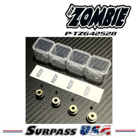 Team Zombie P-TZ642528 Team Zombie Hard-Anodized Aluminum Pinion Gear 64P 25-28T (4pcs)