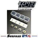 Team Zombie P-TZ643336 Team Zombie Hard-Anodized Aluminum Pinion Gear 64P 33-36T (4pcs)