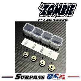 Team Zombie P-TZ643336 Team Zombie Hard-Anodized Aluminum Pinion Gear 64P 33-36T (4pcs)
