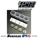 Team Zombie P-TZ643740 Team Zombie Hard-Anodized Aluminum Pinion Gear 64P 37-40T (4pcs)