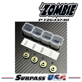 Team Zombie P-TZ643740 Team Zombie Hard-Anodized Aluminum Pinion Gear 64P 37-40T (4pcs)