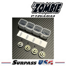 Team Zombie P-TZ644144 Team Zombie Hard-Anodized Aluminum Pinion Gear 64P 41-44T (4pcs)