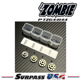 Team Zombie P-TZ644144 Team Zombie Hard-Anodized Aluminum Pinion Gear 64P 41-44T (4pcs)