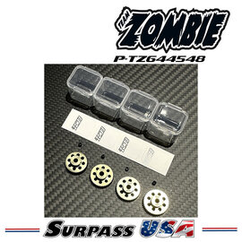 Team Zombie P-TZ644548 Team Zombie Hard-Anodized Aluminum Pinion Gear 64P 45-48T (4pcs)