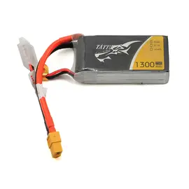 Tattu TAT-75C-1300-3S1P-XT60  3S LiPo Battery 75C (11.1V/1300mAh) w/XT60 Connector