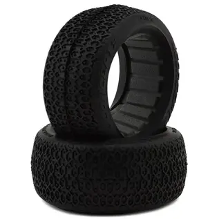 J Concepts JCO4105-06  Silver Dirt Web 2 Fits 83mm 1/8th Buggy Wheel (2)