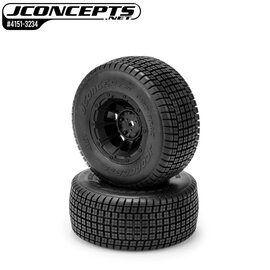 J Concepts JCO4151-3234 Dirt Trac - Pre-mounted on Hazard Wheels - 2wd Front