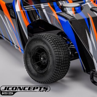 J Concepts JCO4151-3234 Dirt Trac - Pre-mounted on Hazard Wheels - 2wd Front