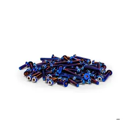 J Concepts JCO5138-1 RC10 B7/B7D Titanium Upper Screw Set (Blue) (77)
