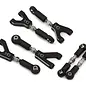 HOT RACING HRAGRM547NC01  Losi NASCAR Aluminum Adjustable Camber & Steering Links Set