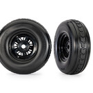 Traxxas TRA10972  3.2" Funco Black Front Wheels & Arrow Tires (2)